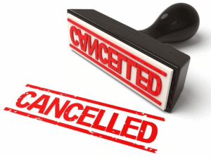 How to cancel a property sale or booking