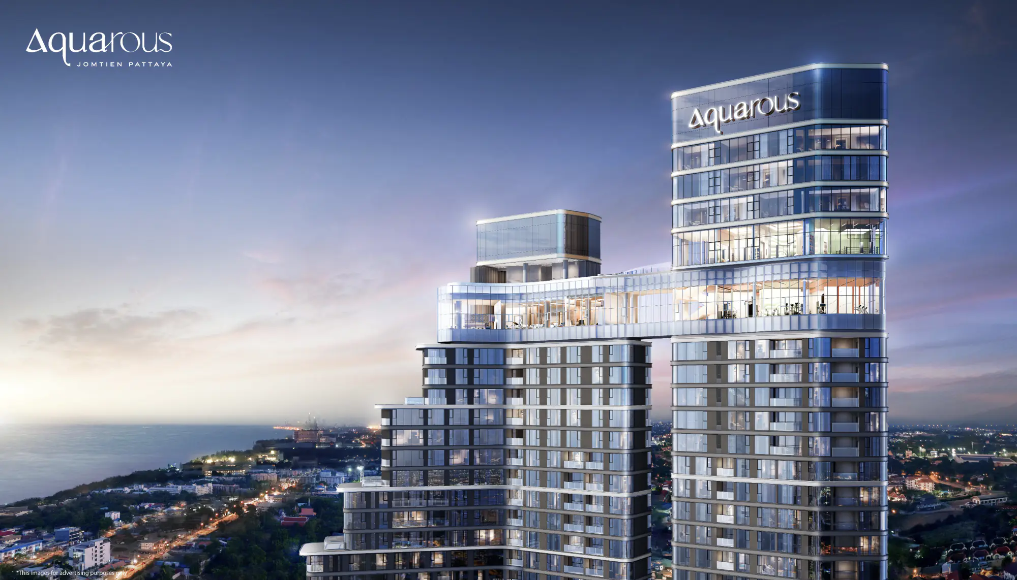 Aquarous Jomtien Pattaya 1BR