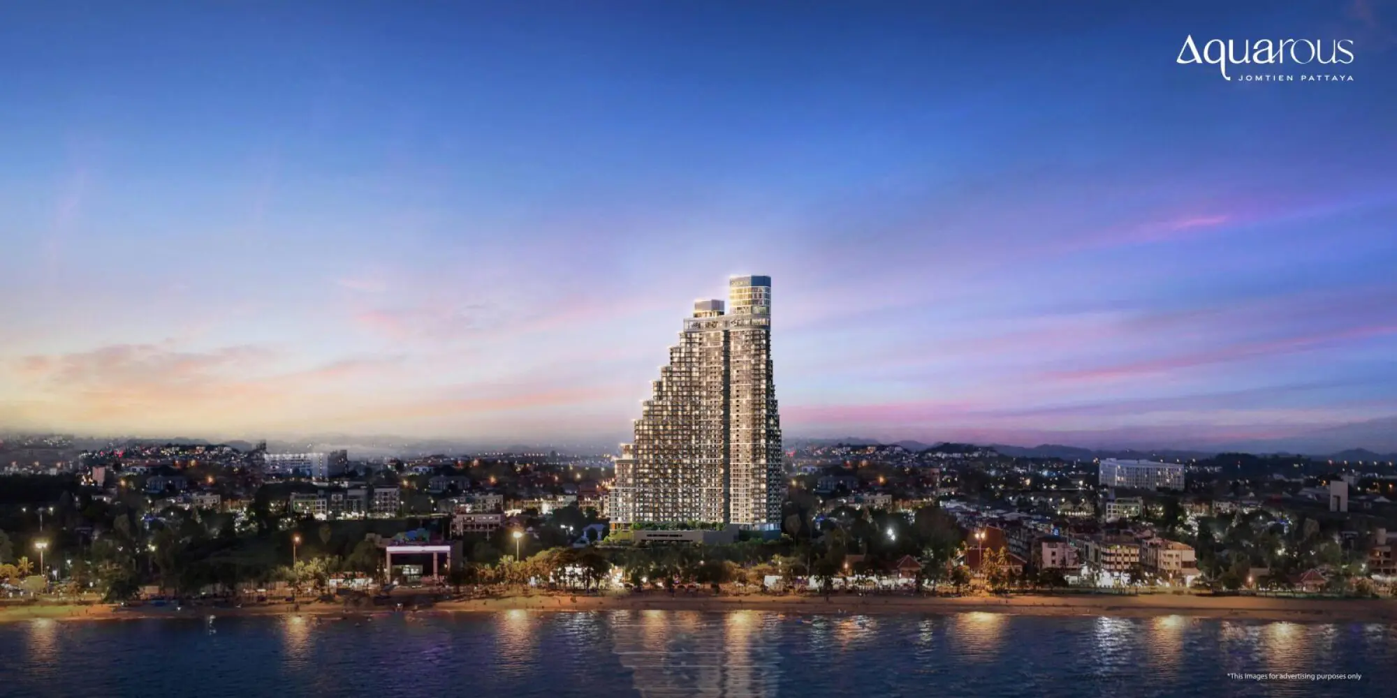 Aquarous Jomtien Pattaya 1BR