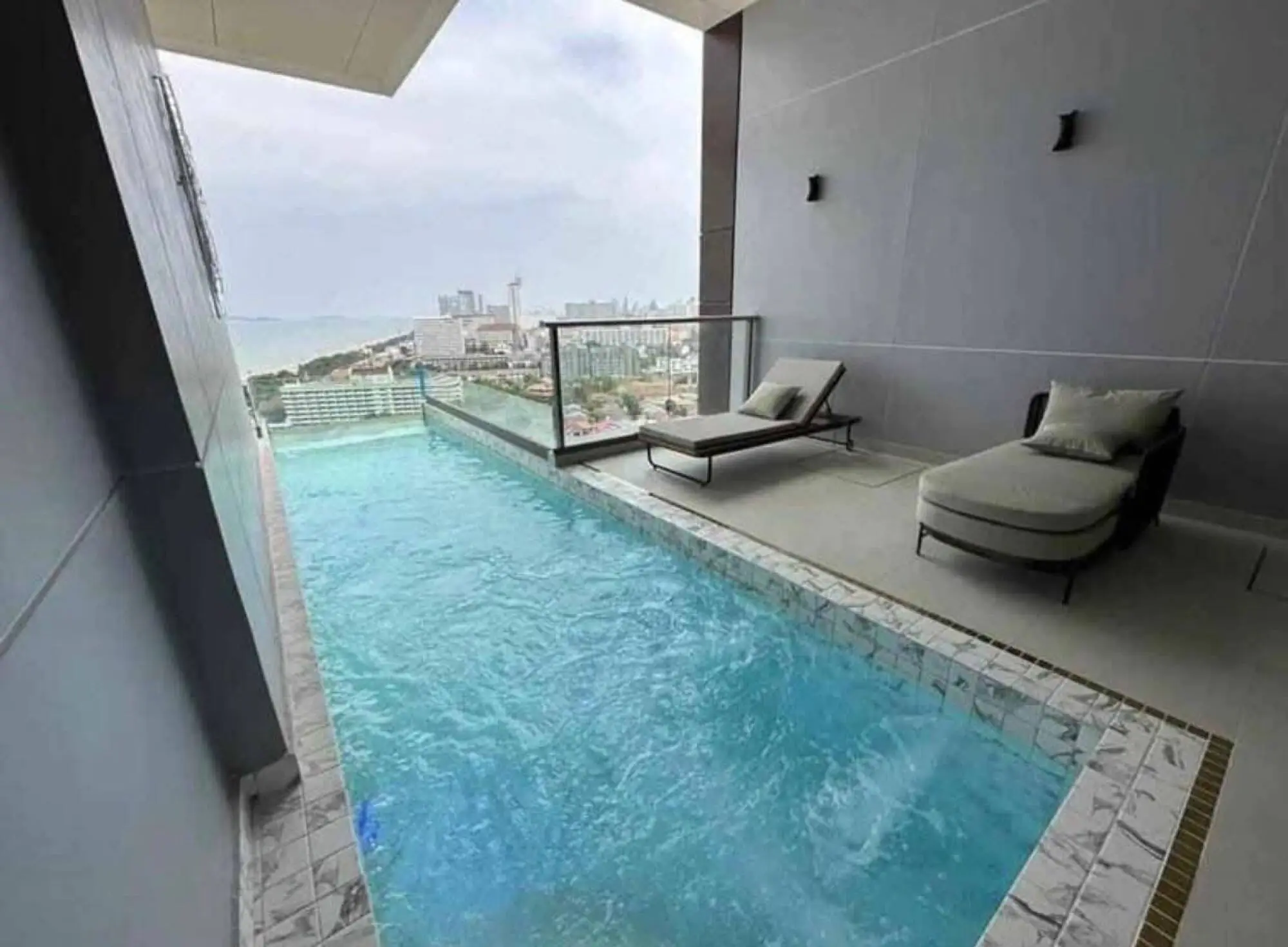 Copacabana Beach Jomtien 1BR Sea view, 23rd Floor