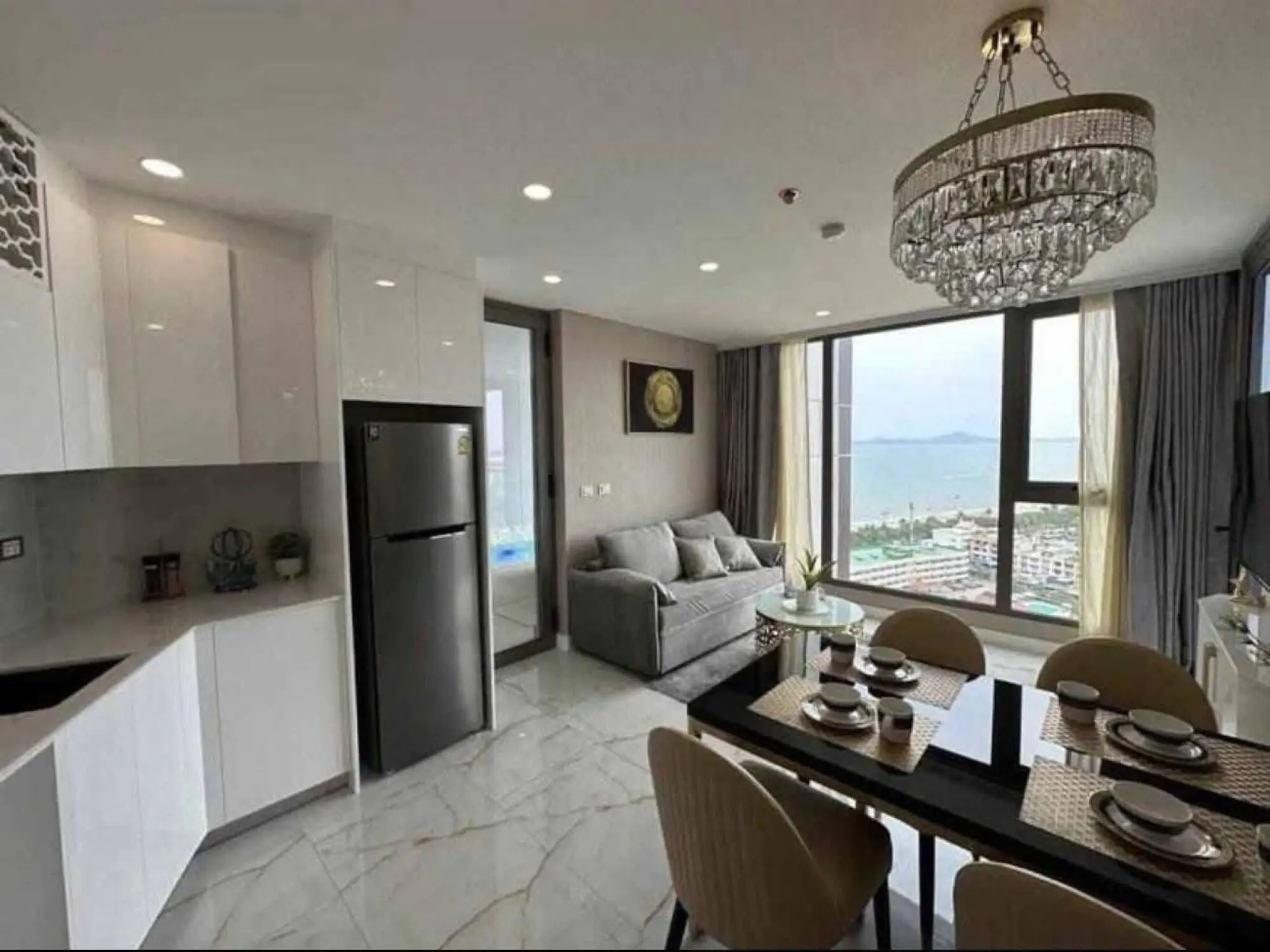 Copacabana Beach Jomtien 1BR Sea view, 23rd Floor