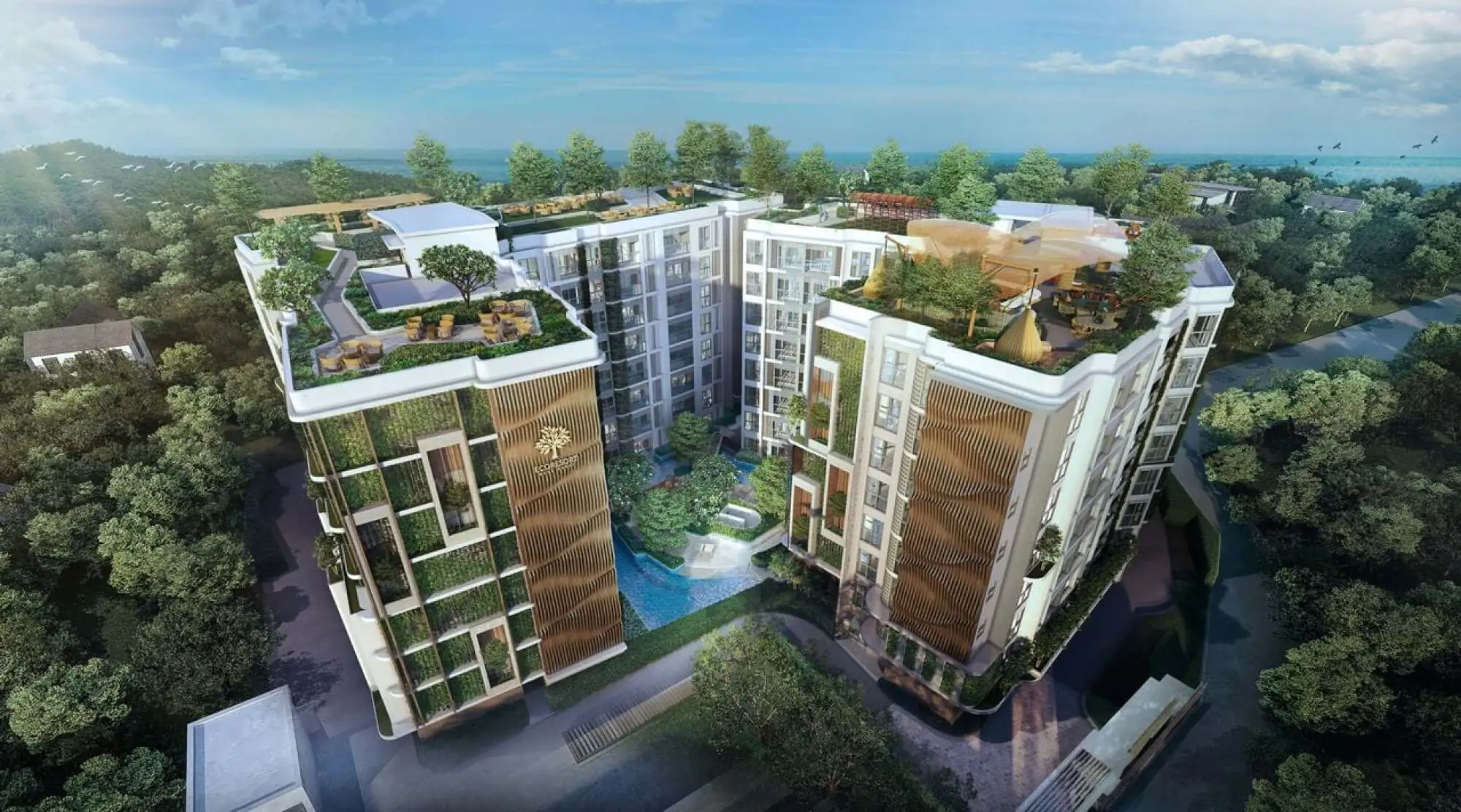 Eco Resort Bang Saray 1BR Pool view, 2nd Floor