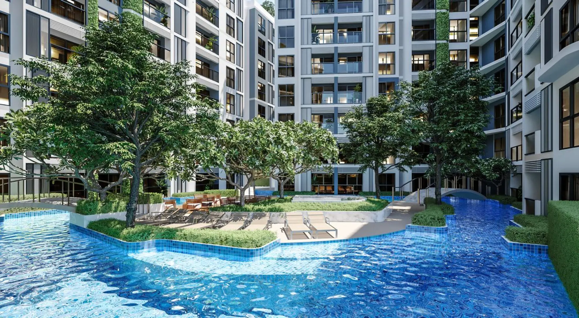 Eco Resort Bang Saray 2BR Pool view, 6th Floor