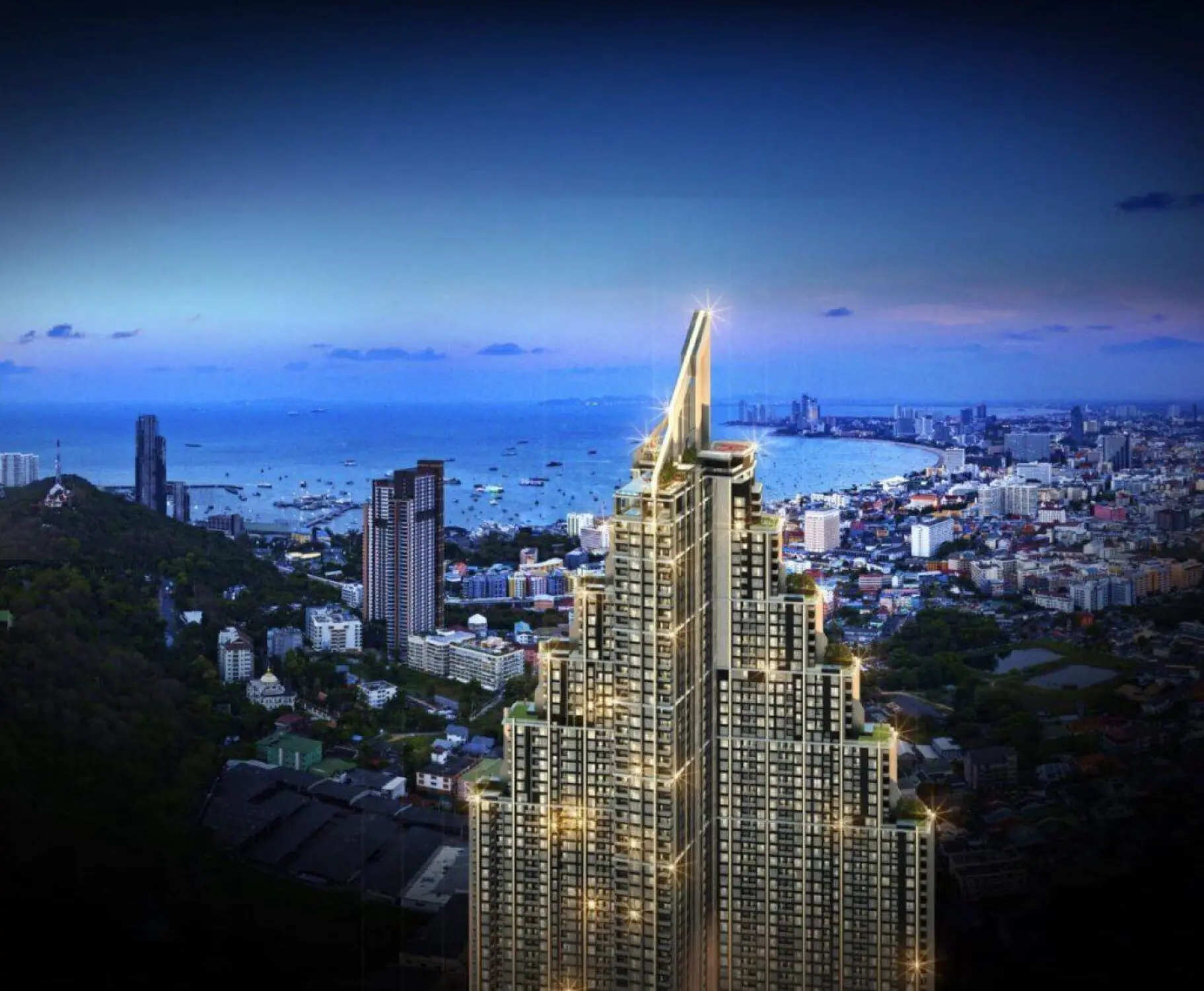Grand Solaire 2BR Sea view, 15th Floor