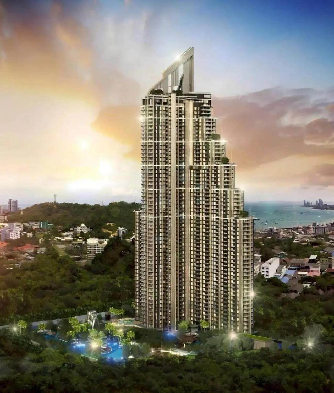 Grand Solaire 1BR Sea view, 29th Floor