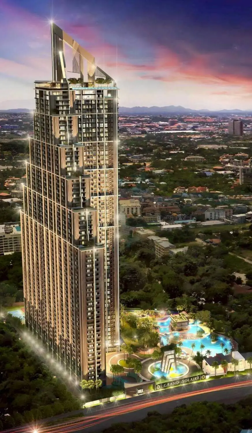Grand Solaire 1BR Sea view, 29th Floor