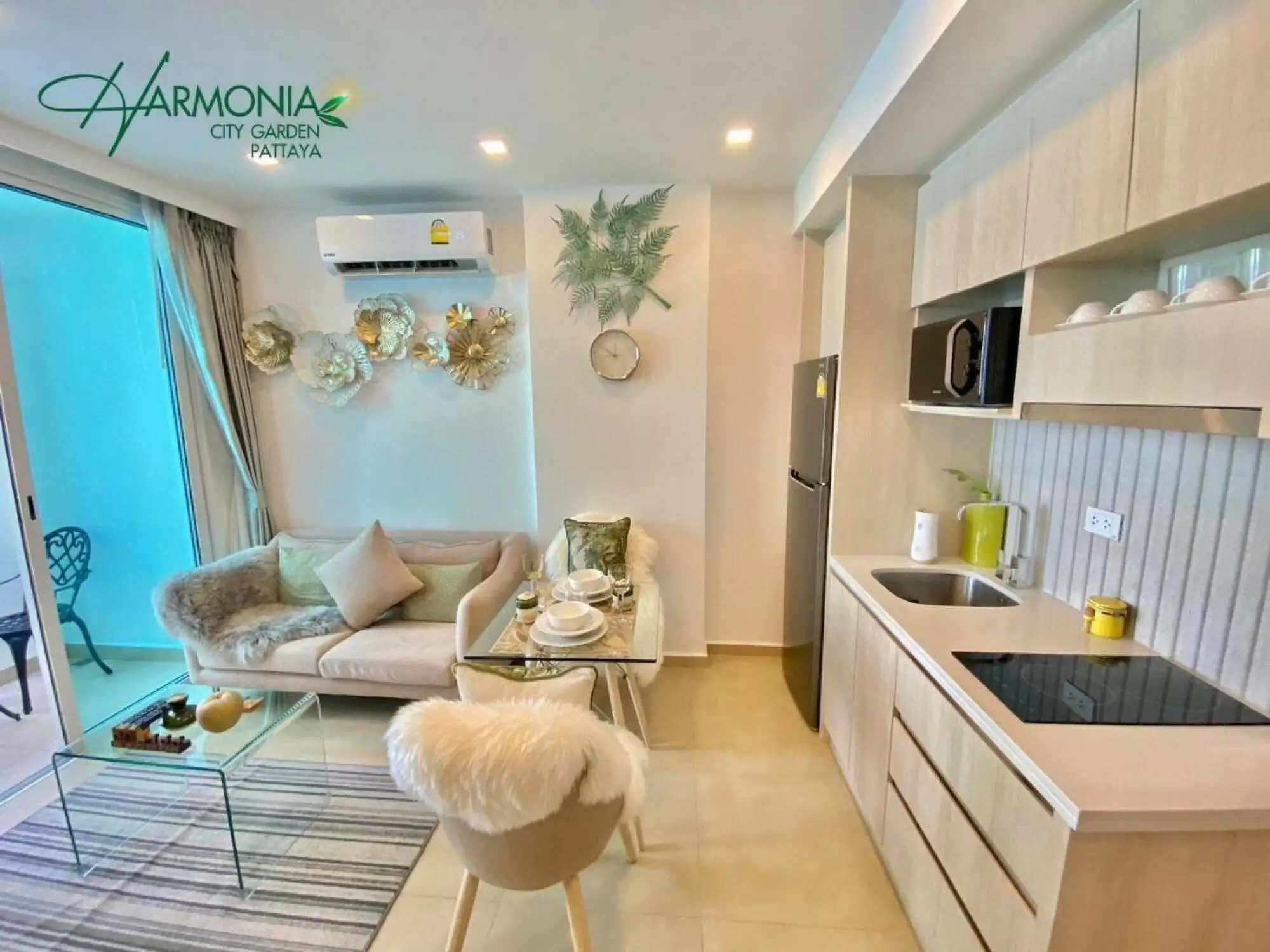 Harmonia City Garden 1BR, 8th Floor