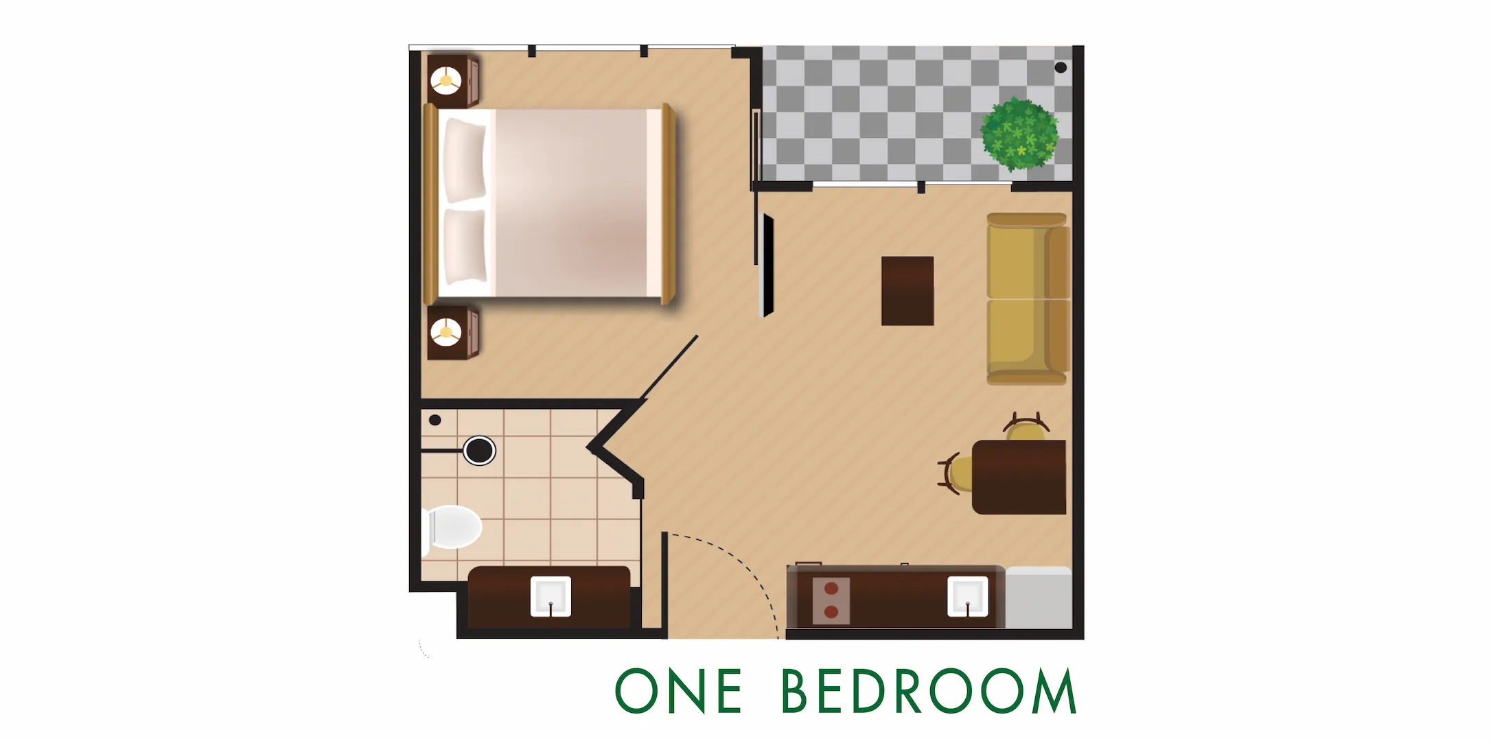 1 bedroom — 23.5–26.5 sqm — from ~฿2.75M