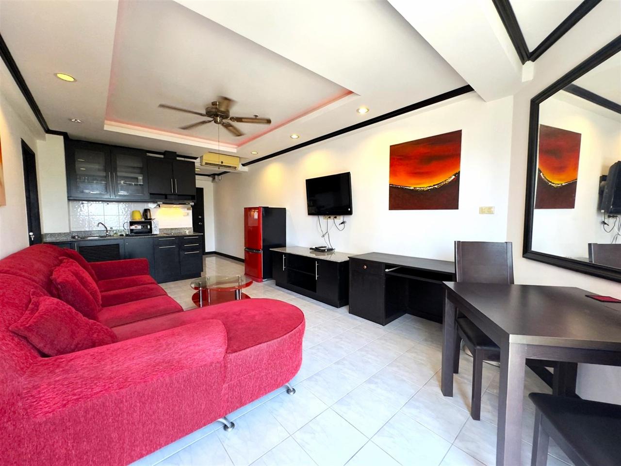 Jomtien Beach Condo 1BR City view, 4th Floor