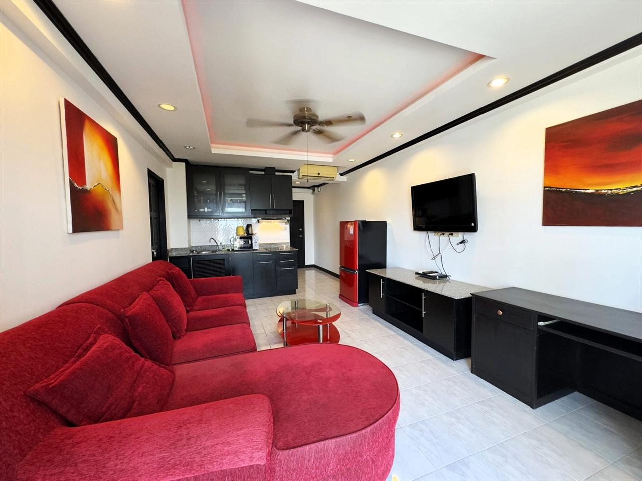 Jomtien Beach Condo 1BR City view, 4th Floor