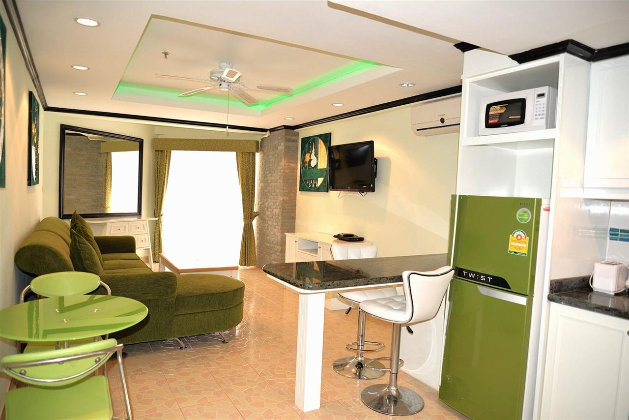Jomtien Beach Condo 1BR City view, 5th Floor