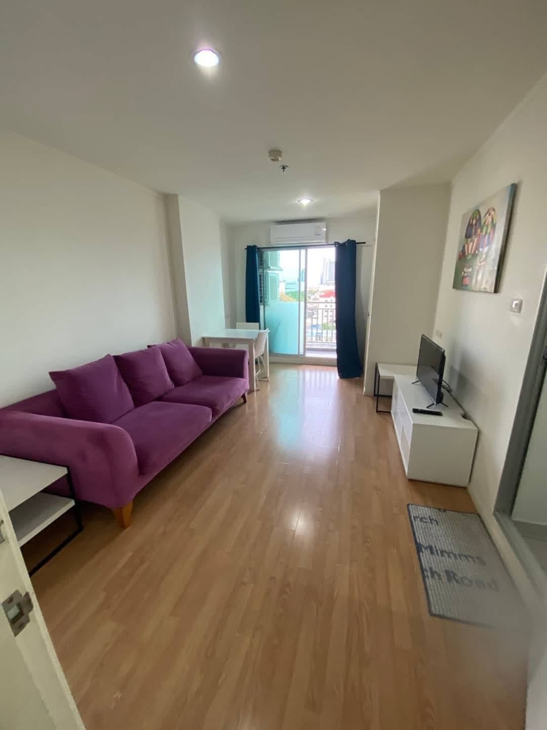 Lumpini Ville 1BR Condo, 8th Floor
