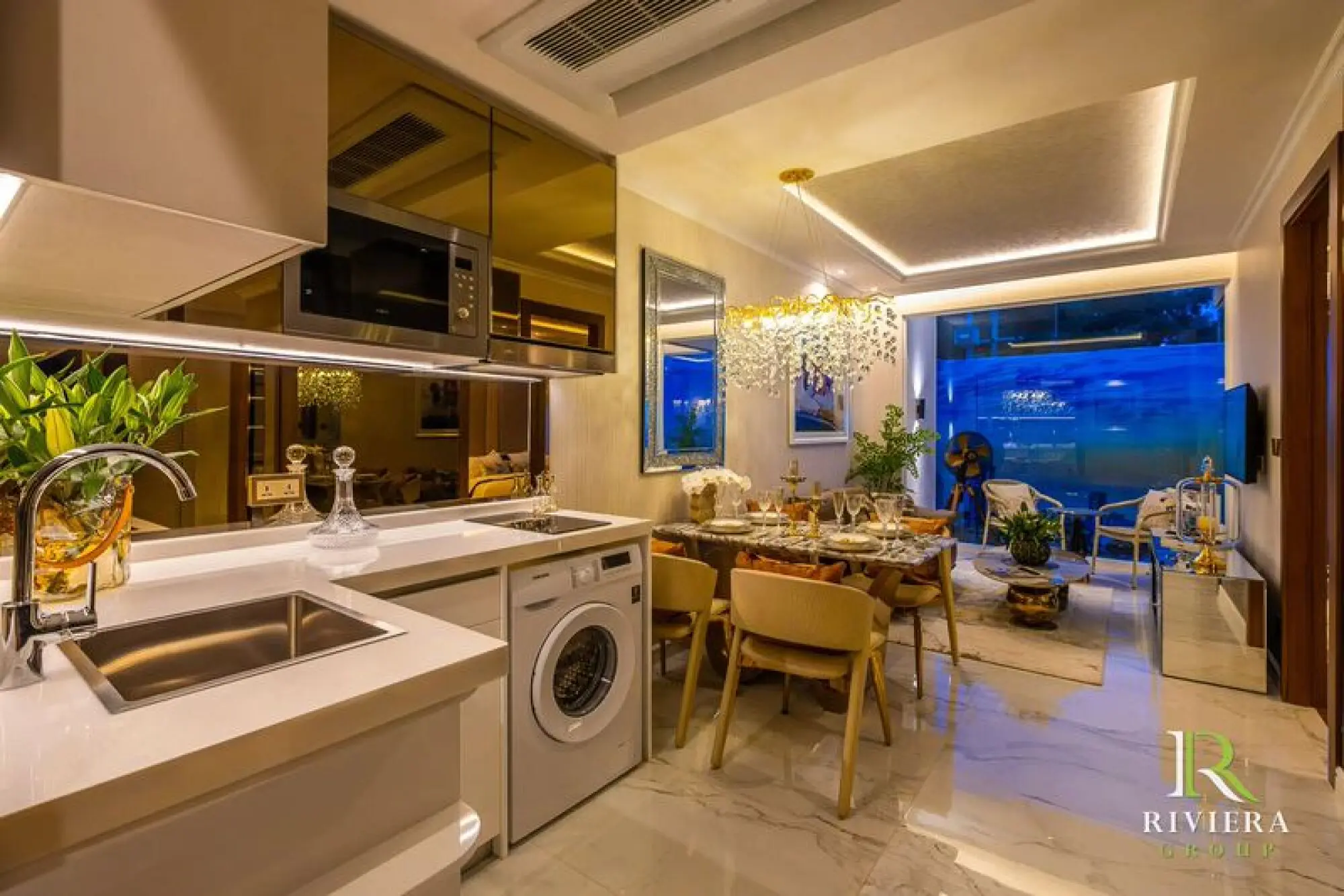 Riviera Malibu Residences 1BR Sea view, 9th Floor