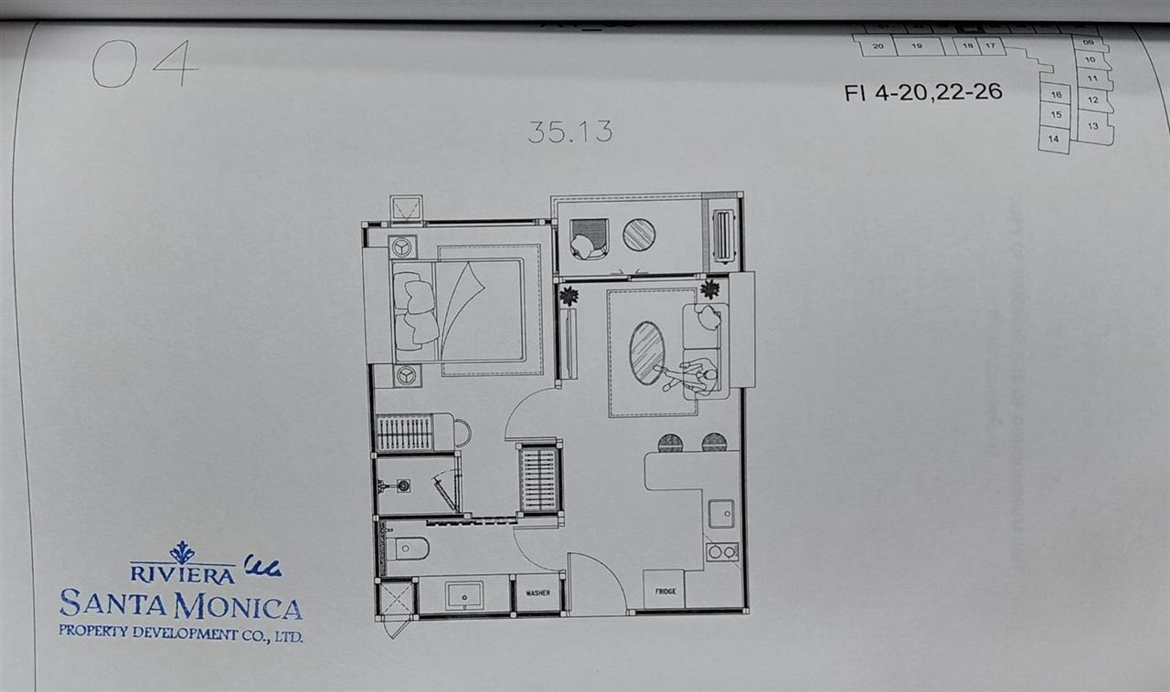 The Riviera Santa Monica 1BR Sea view, 27th Floor