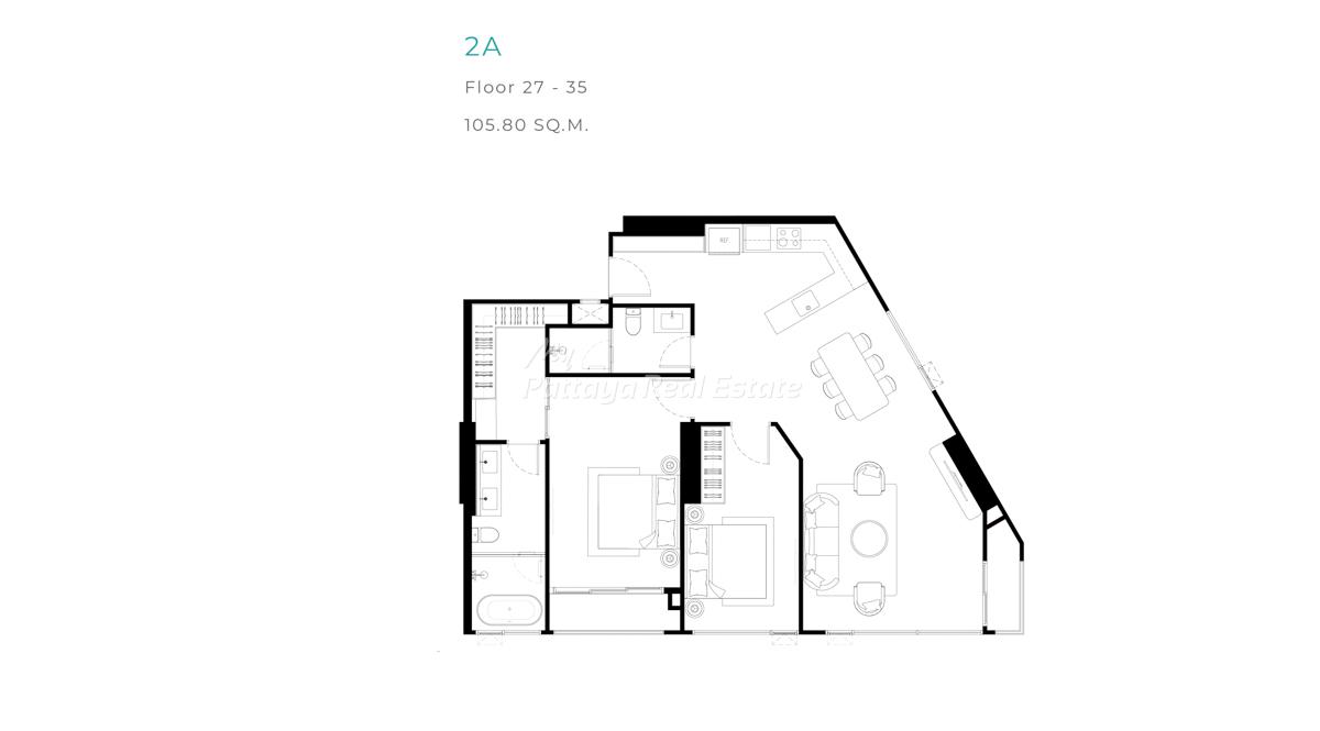2A — 105.8 sqm — from ~฿29.15M