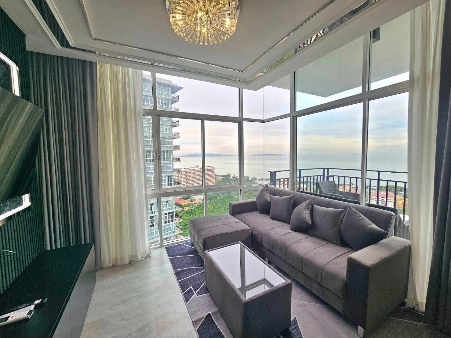 2-bed sea view condo for rent at The Grand Jomtien Beach