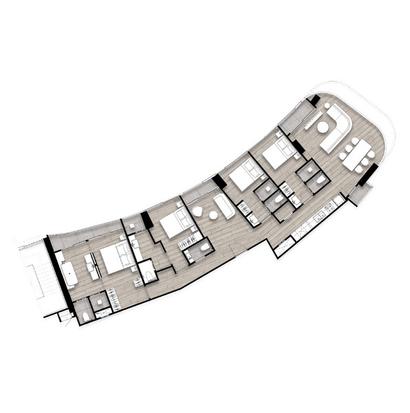 Luxury 4 bedroom — 144–220 sqm — up to ~฿60M